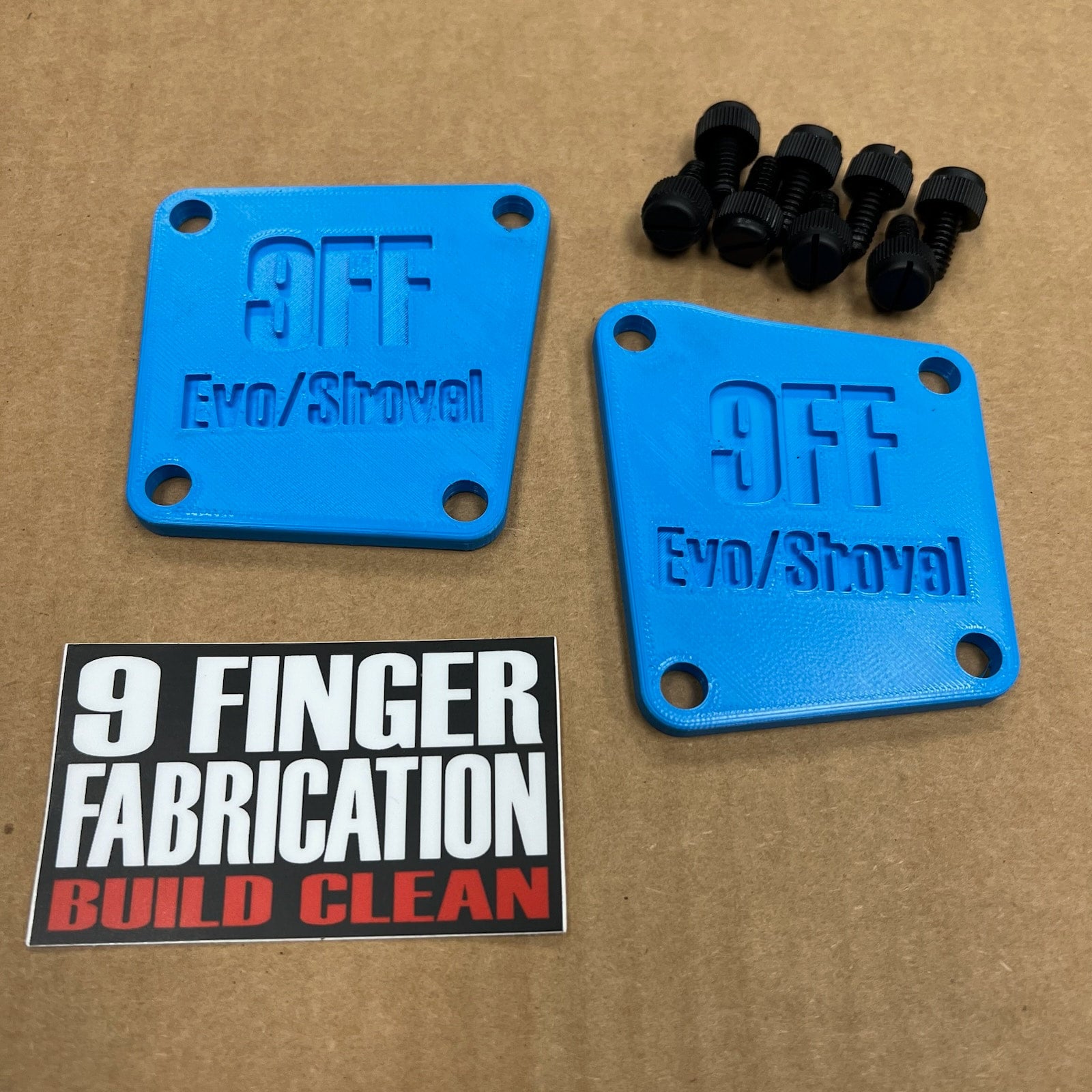 EVO/Shovelhead, TwinCam & M8 Lifter Bore Case Covers 9 Finger Fabrication